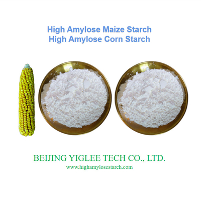 BEIJING YIGLEE TECH Maíz de almidón de alta amiloza SDS Almidón resistente a prebióticos Baja viscosidad HAMS Almidón de alta amiloza